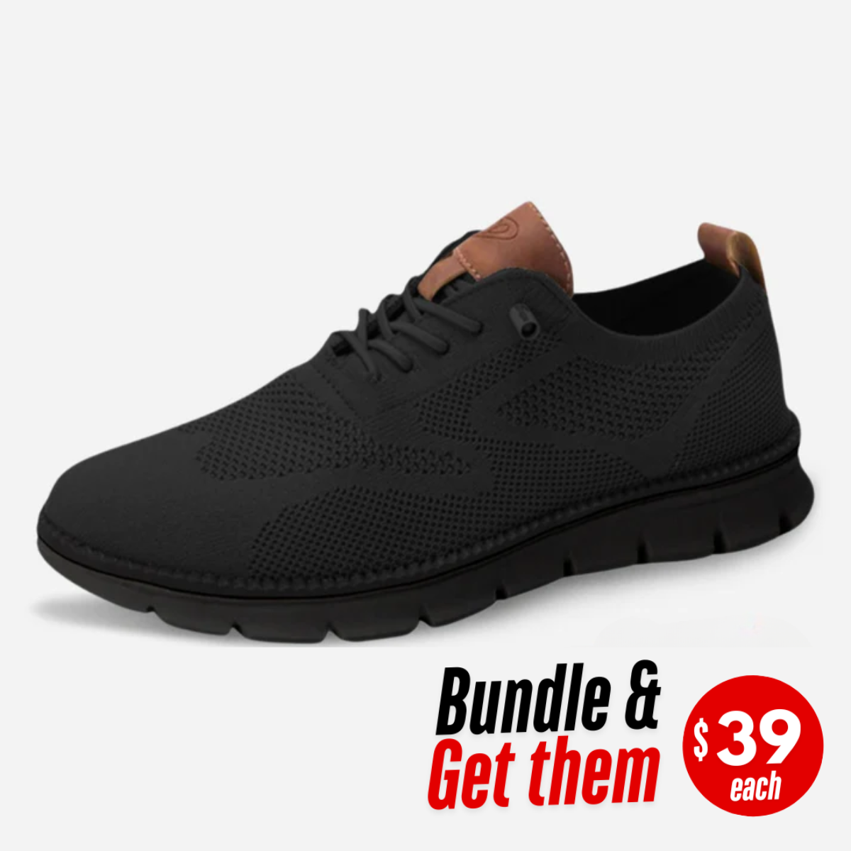 Ultra Comfortable Shoes - Black Sole Edition